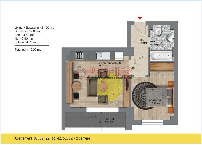 Berceni, nou apartament spatios, 5 minute mers Metrou M2.